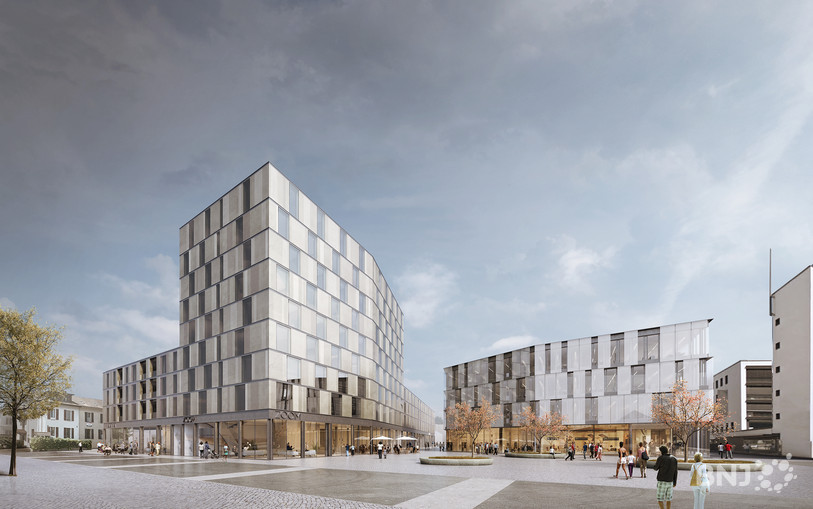 Le nouveau projet immobilier vu du sud
