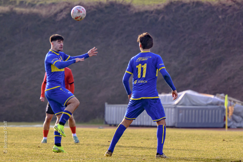 Le FC Coffrane est toujours à la peine en 1re Ligue de football. (Photo : Bertrand Pfaff)