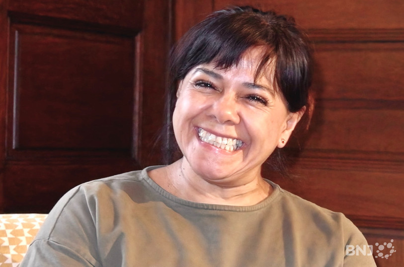 Mariela De Santis a la joie de présenter son exposition à Porrentruy