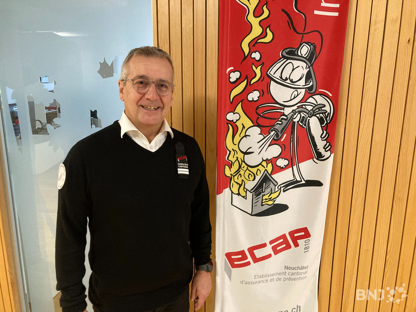 Le lieutenant colonel Maxime Franchi, chef du secteur intervention à l'ECAP.