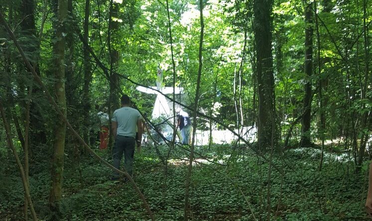 Un avion s'était écrasé vers Colombier début juillet.