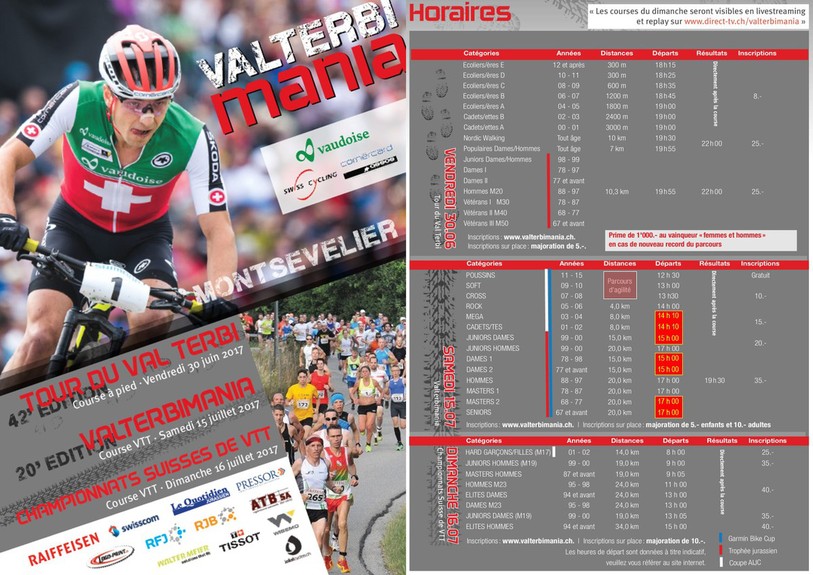 Le programme complet de la 20e édition de la Valterbimania