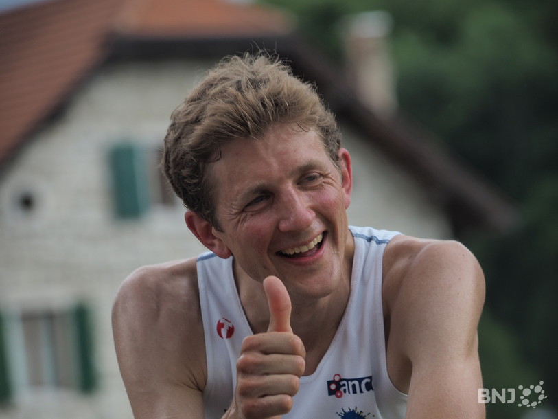Marc Lauenstein, qui avait terminé à la deuxième place l'année passée, a fini devant.