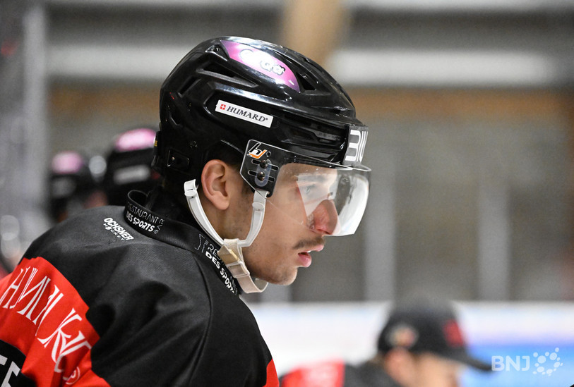 Colin Loeffel a donné la victoire au HCFM. (Photo : archives Georges Henz)
