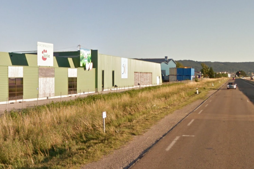 La fromagerie Badoz, en banlieue de Pontarlier. Image: google maps.