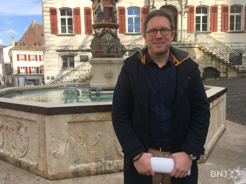 Patrick Tanner, responsable de l'accueil de Moutier, fait le point sur les travaux en cours en vue du transfert de la cité prévôtoise.