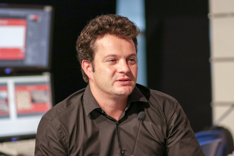 Etienne Bacrot au festival d'échecs de Bienne