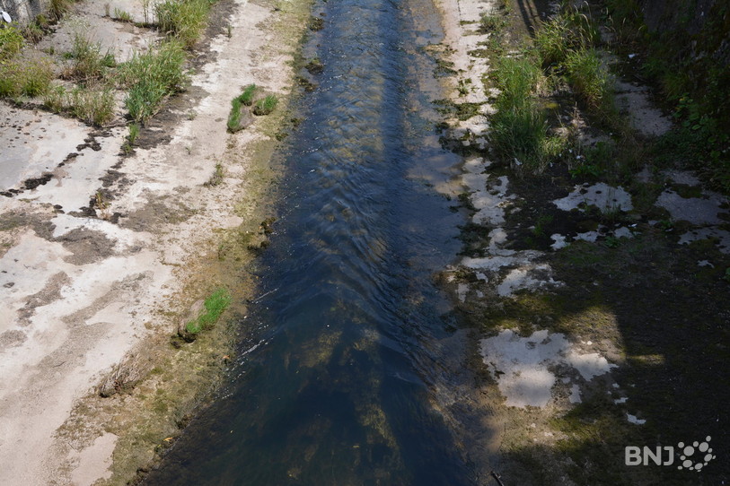 Le niveau des cours d'eau est anormalement bas.