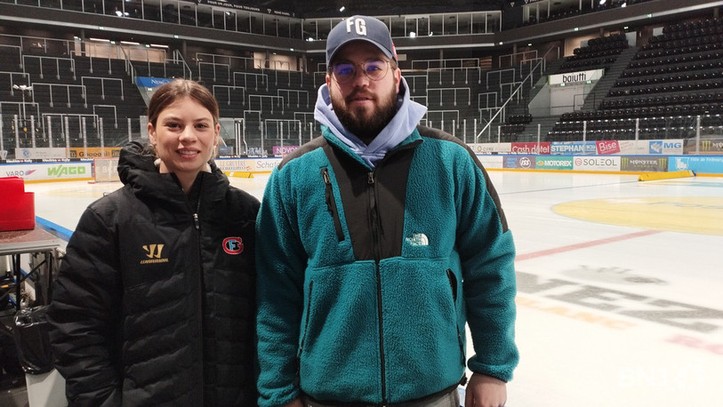 Jade Surdez et Bastien Studer ont pris leurs marques à la BCF Arena.