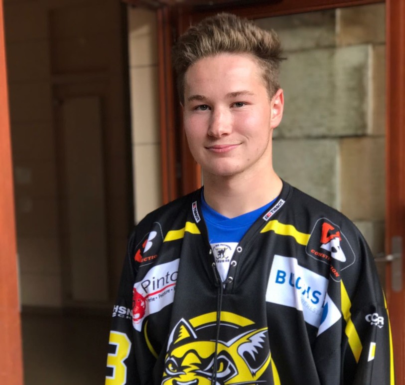 Le désormais ancien joueur du HCC a signé pour deux ans avec le club vallonier. (Photo: CP Fleurier)