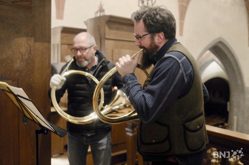 Laurent Heinrich et Valentin Queloz en répétition