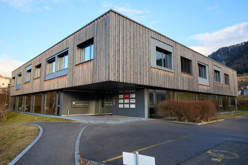 Bâtiment vu de devant