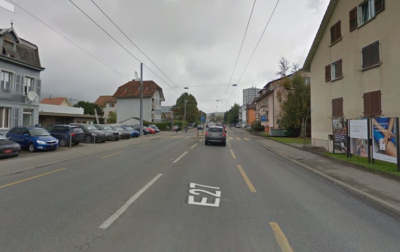L'accident s'est produit à la hauteur du numéro 109 de la rue de Mâche. (Photo: googlemaps)