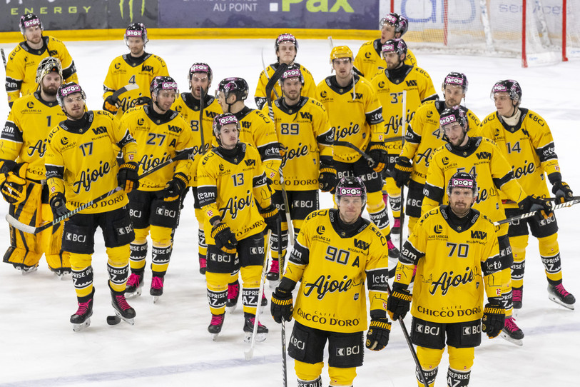 Le HC Ajoie n’a pas répondu aux attentes sur l’ensemble du championnat régulier. (Photo KESTONE : Georgios Kefalas)