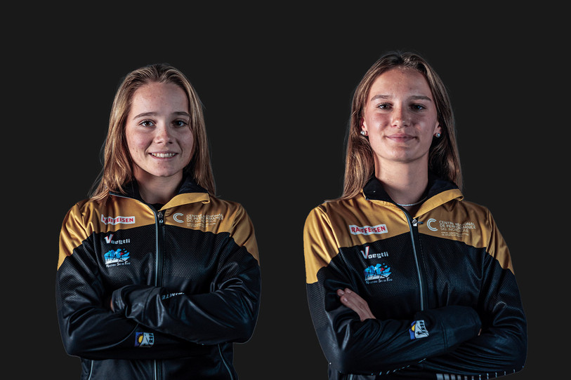 Wilma Lauenstein (à gauche) et Milla Pittier (à droite) vont pouvoir se montrer sous les couleurs de la Suisse. (Photo : Loukian Gindraux)
