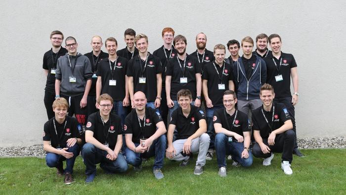 L'équipe suisse de hackers de 2017.
