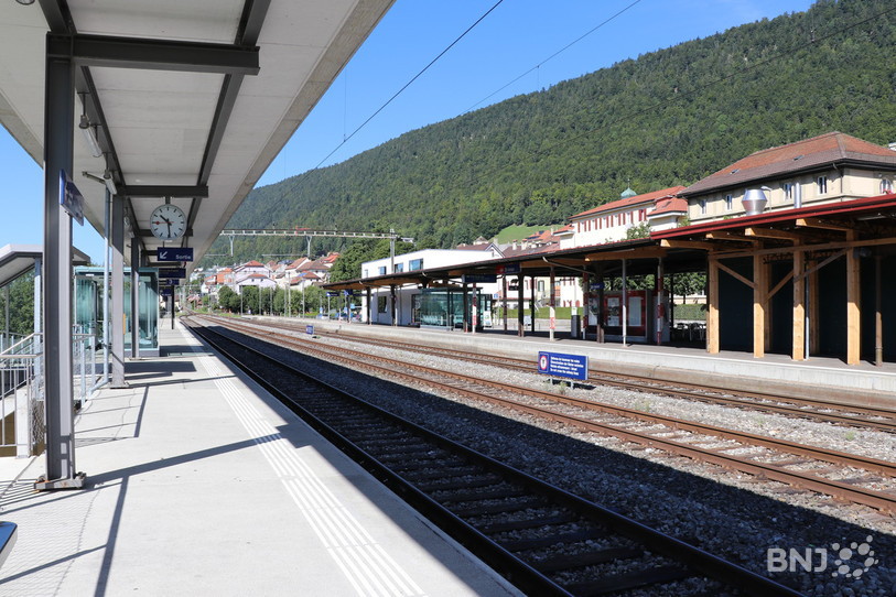 La gare de St-Imier.