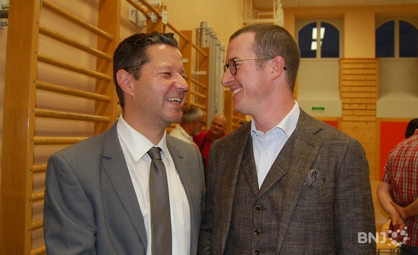 Thierry Michel (à gauche) et Benoît Simon-Vermot.