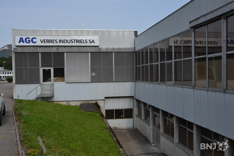 AGC Verres Industriels, verrerie Moutier 
