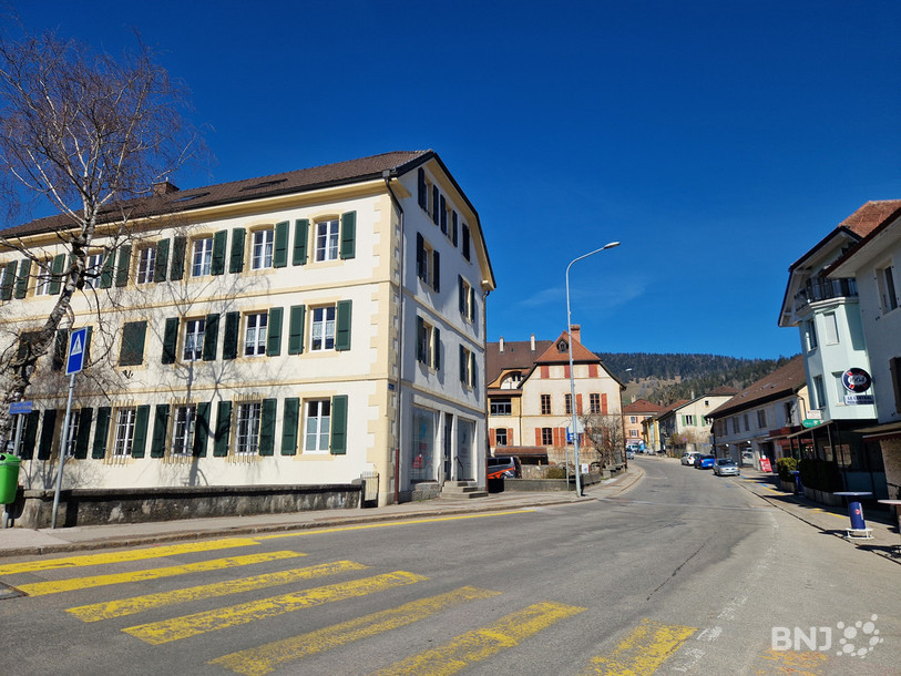La Grand-Rue de Couvet avant les travaux. (Archives)