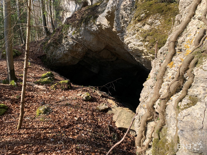 La grotte que Yoann Rais a nommé « grotte du silence ».