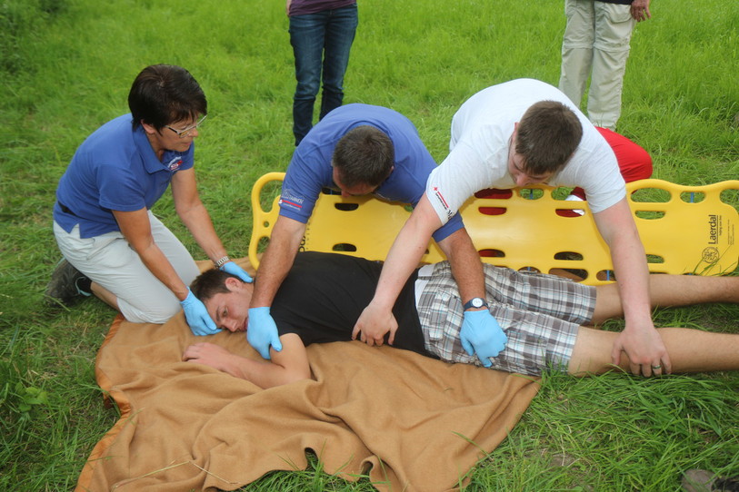 Samaritains en exercices 