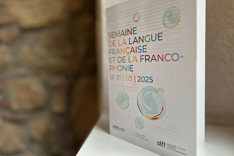 L'affiche de la Semaine de la langue française et de la francophonie 2025.