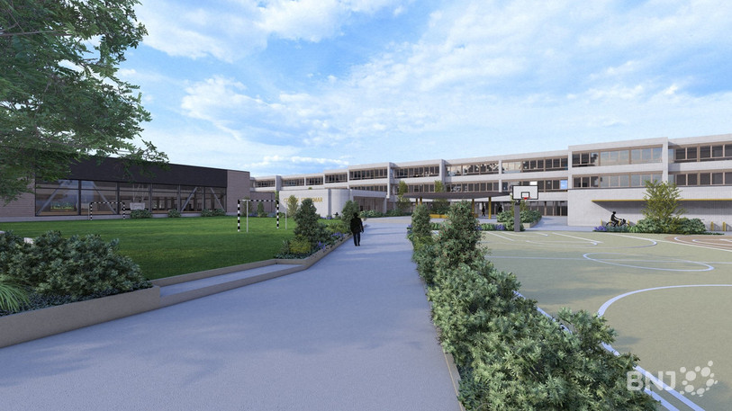 Le collège Stockmar aura droit à sa mue ces prochaines années. (Photomontage : SIDP).