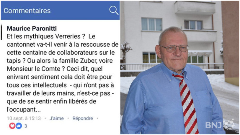 Les propos publiés sur le compte Facebook de Maurice Paronitti ainsi que ceux tenus par Pierre-Alain Droz le 18 juin à Moutier suscitent des réactions devant le Grand Conseil bernois