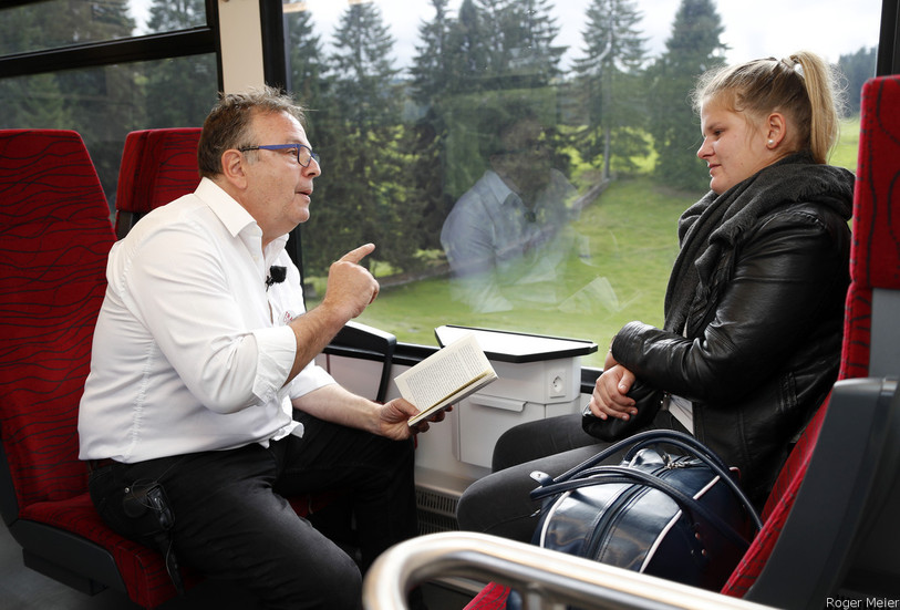 Le président de l'association Maison éclose, Pierre Crevoisier, fera partie des auteurs qui participeront à l'événement Trains de vie. (photo : Roger Meier)