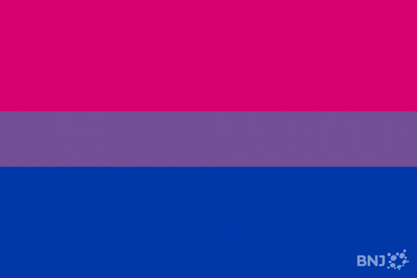 Les passants étaient sensibilisés aux couleurs bisexuelles et au respect des personnes.