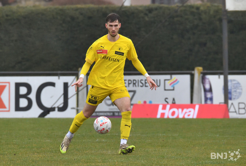 Besir Jashari et le FC Bassecourt ont fait match nul contre Besa Bienne. (Photo : Archives Georges Henz)