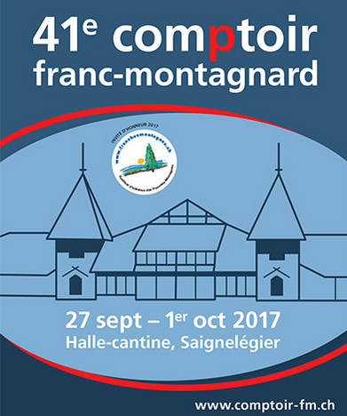 L'affiche du 41e Comptoir franc-montagnard.