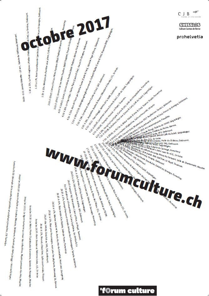 L'affiche ralisée par Tiphaine Allemann