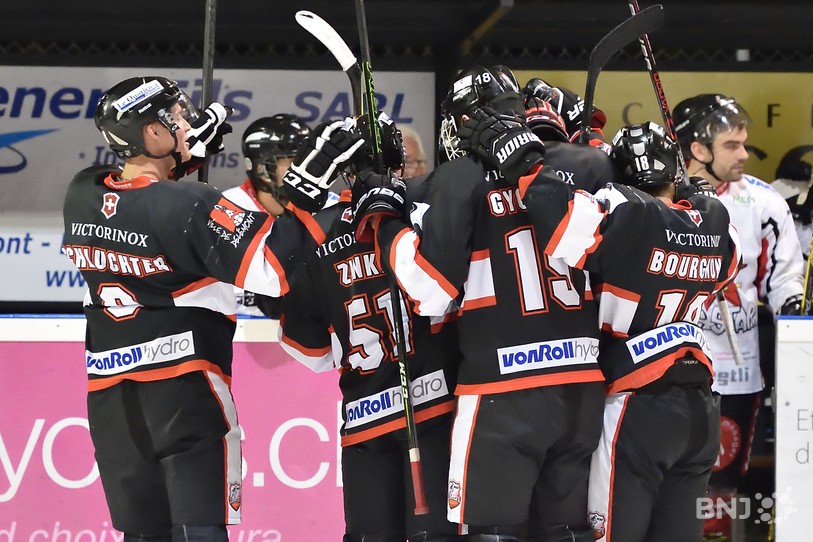 Les joueurs du HC Delémont-Vallée se sont fait plaisir offensivement.