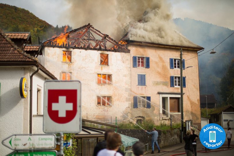 Incendie Goumois