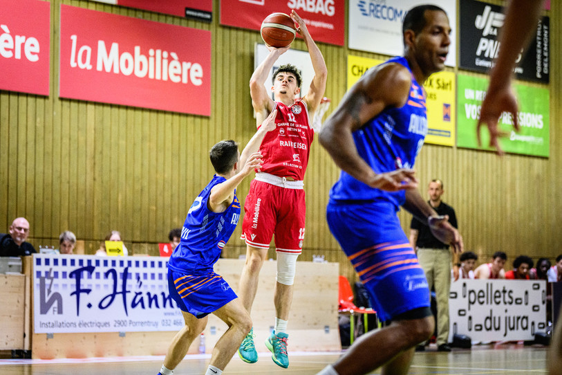 Simon Ducommun et le BC Boncourt sont rentrés battus du canton de Genève. (Photo : archives Stéphane Bée)