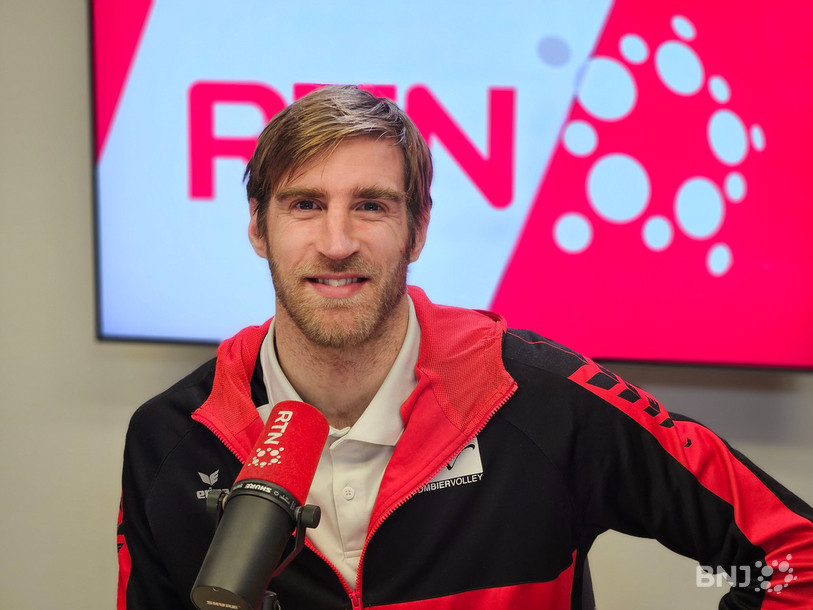 Joël Bruschweiler est venu dans La Matinale lundi pour parler de sa dernière rencontre dans l’élite avec Colombier Volley.