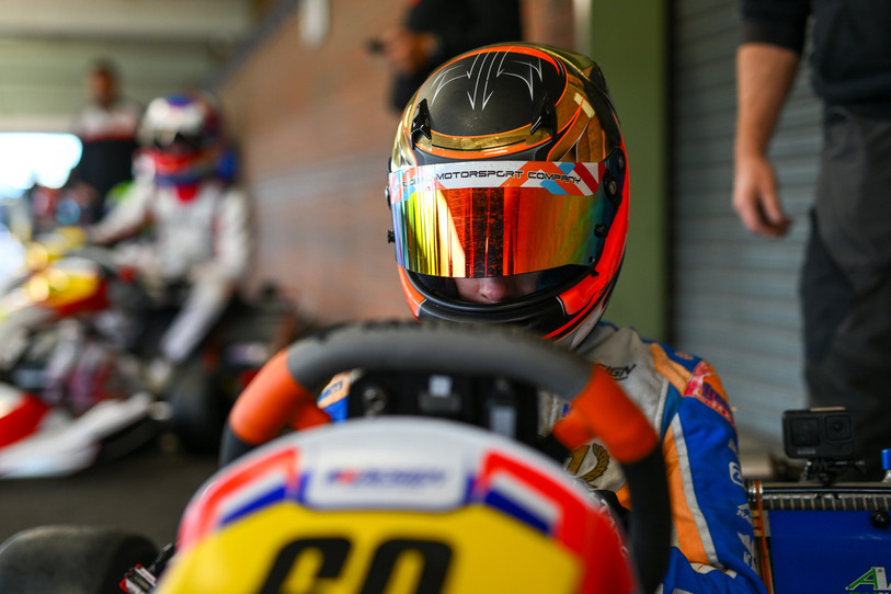 Matt Corbi espère performer sur la scène européenne et mondiale en karting pour gagner son volant en Formule 4.