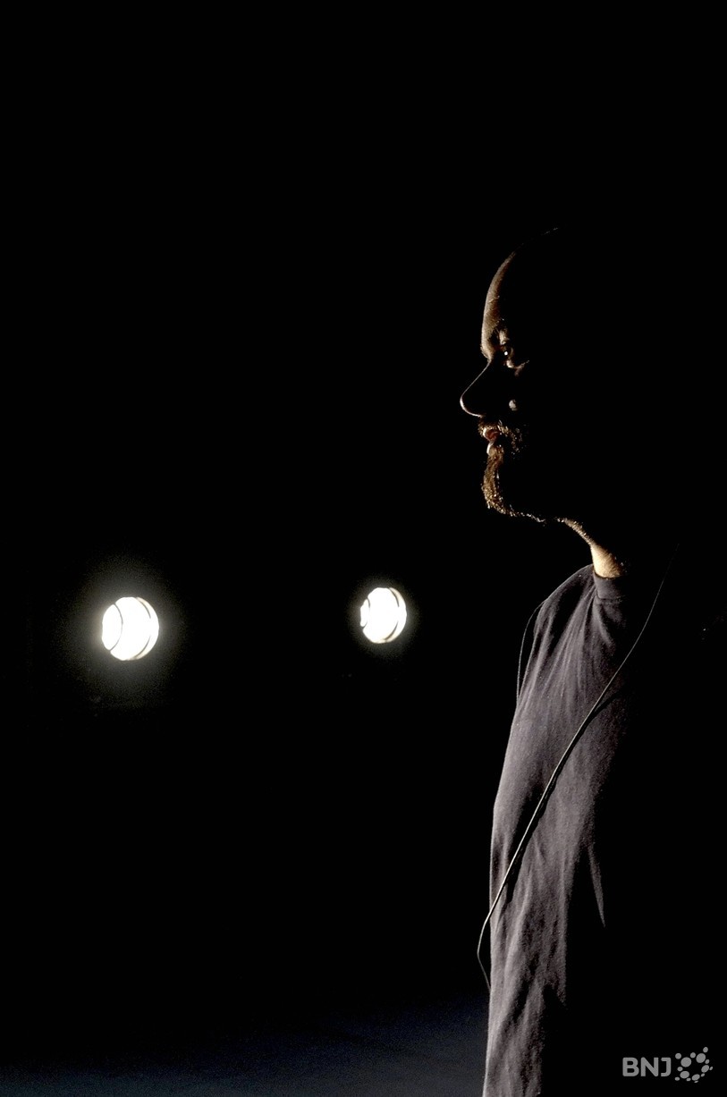 Pablo Jakob Montefusco en répétition du spectacle 