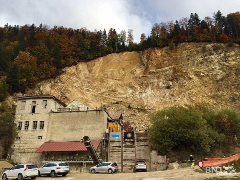 Eboulement sécurisation en vue du contournement du Locle RTN votre