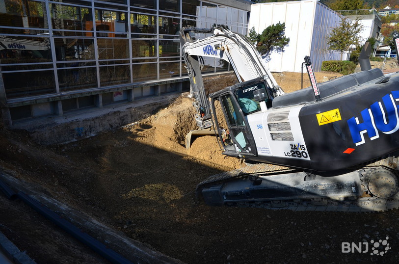Le nouveau chauffage à distance sera installé au sein du complexe de l'école de la Champagne.