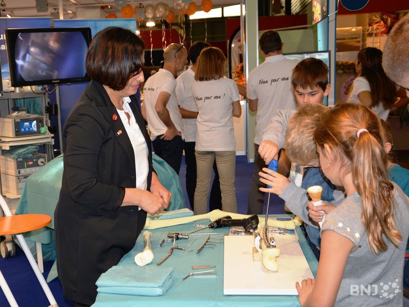 Stand de l'Hôpital du Jura à la Foire du Jura
