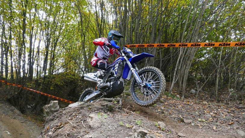 Jonathan Rossé lors de la finale du championnat d'Europe d'enduro en Slovaquie (photo: Greg Darmon)