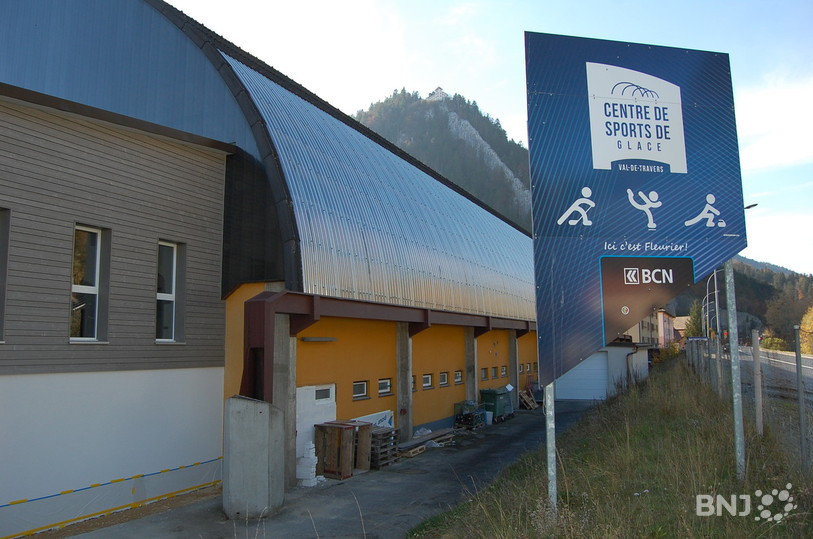 Fin des travaux en vue pour le Centre de sports de glace du Val-de-Travers.