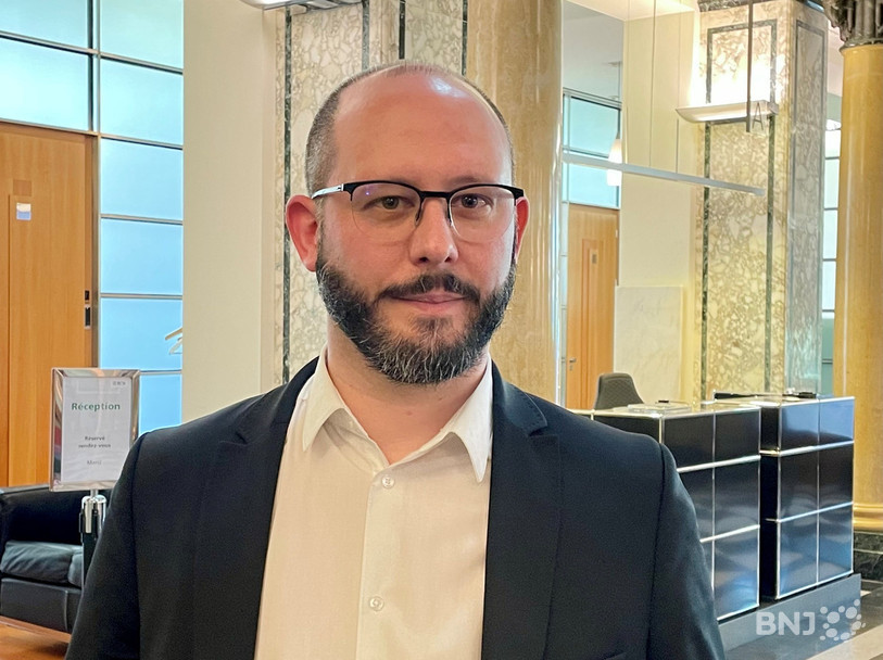 Gabriel Auberson, responsable de l'espace clients à la BCN.