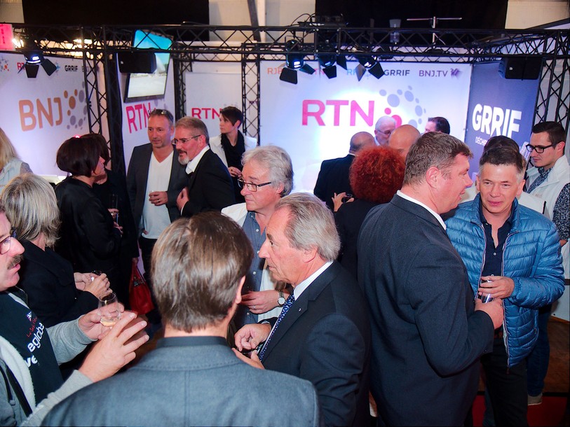 Un apéritif était organisé vendredi soir sur le stand RTN.
