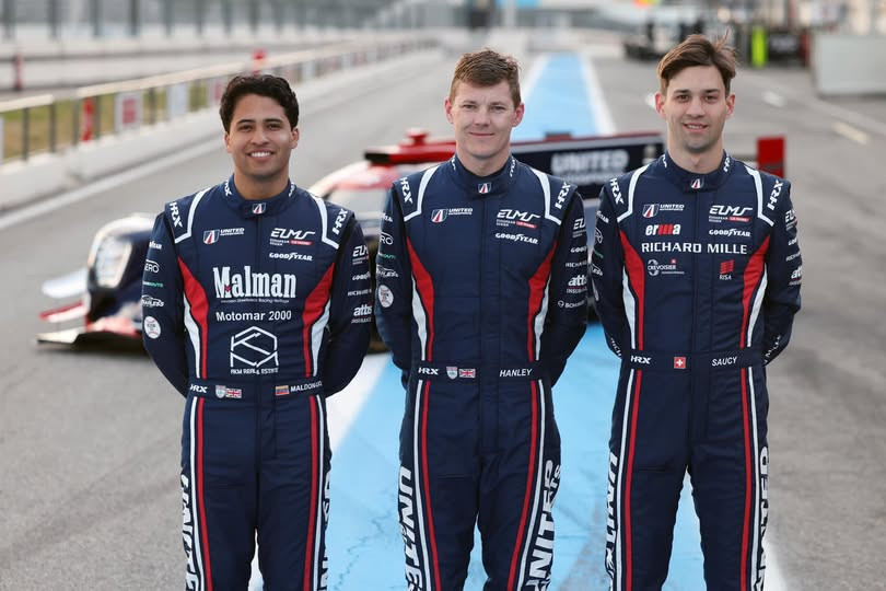 Grégoire Saucy (à droite) et ses coéquipiers Manuel Maldonado et Ben Hanley ont pris la 8e place des LMP2 et 12e place toutes catégories confondues en Italie.