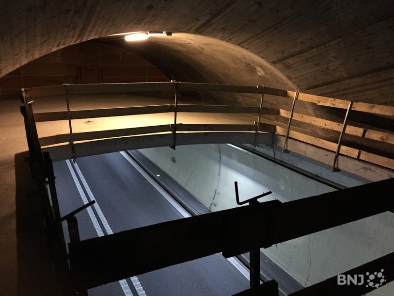 A16, travaux assainissement tunnels Mont-Terri et Mont-Russelin