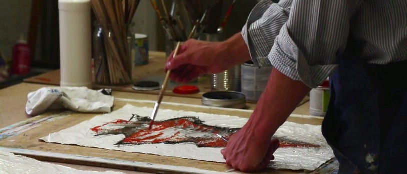  Des artistes en plein travail